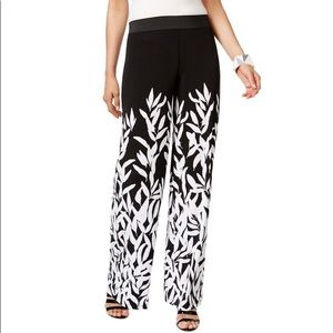 Alfani Women's Printed Pants (M, Black Ombre)